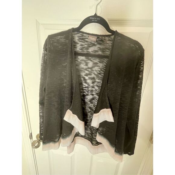 Chico’s women’s bundle lot blouse and cardigan size 2 large - Picture 4 of 13